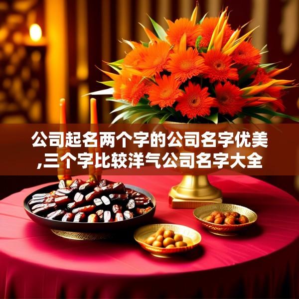 公司起名两个字的公司名字优美,三个字比较洋气公司名字大全