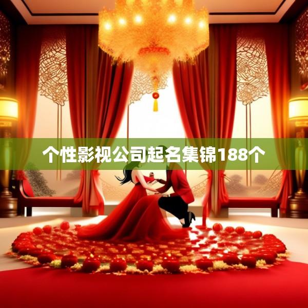 个性影视公司起名集锦188个