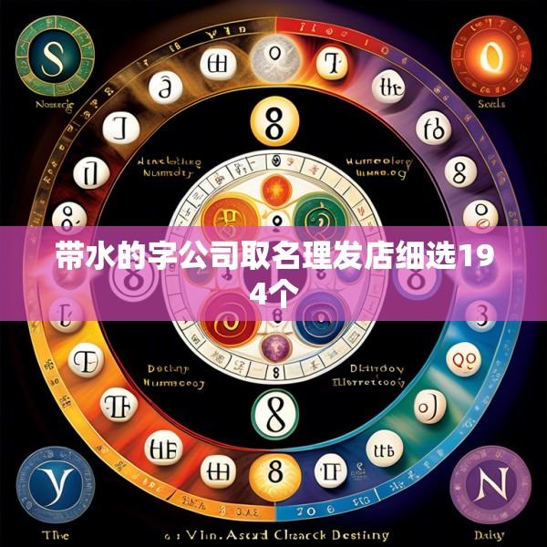 带水的字公司取名理发店细选194个