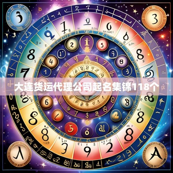大连货运代理公司起名集锦118个