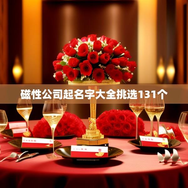 磁性公司起名字大全挑选131个