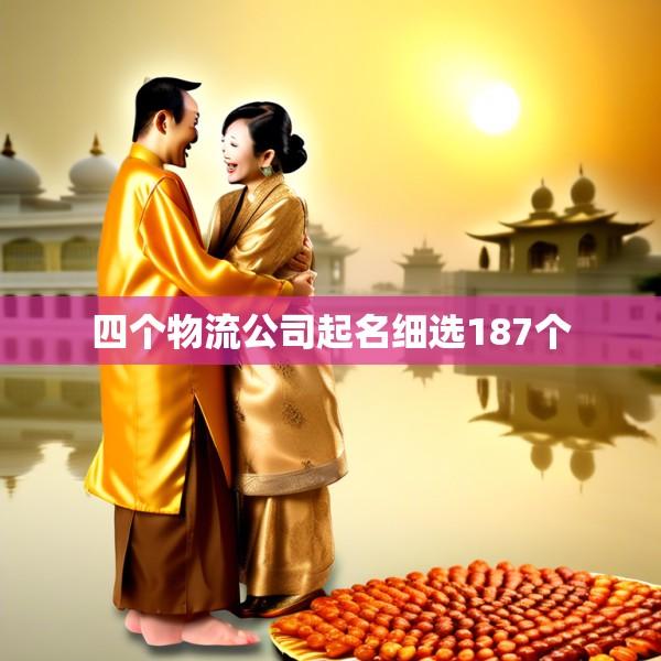 四个物流公司起名细选187个
