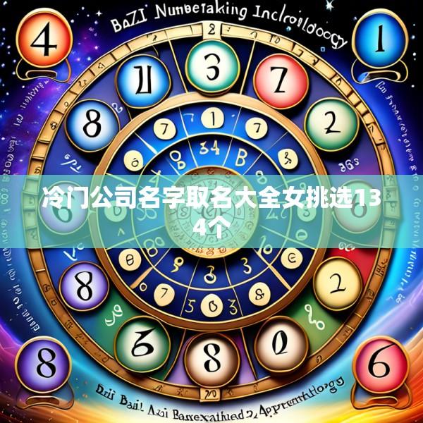 冷门公司名字取名大全女挑选134个