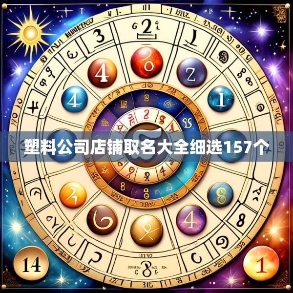 塑料公司店铺取名大全细选157个