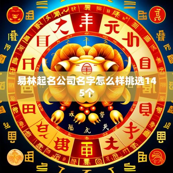 易林起名公司名字怎么样挑选145个
