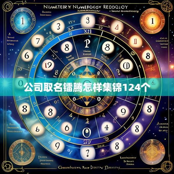 公司取名镭腾怎样集锦124个