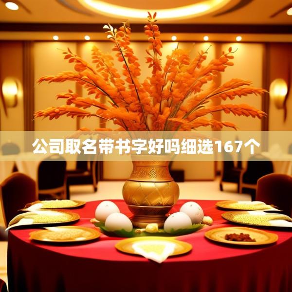 公司取名带书字好吗细选167个