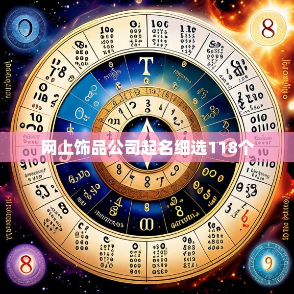 网上饰品公司起名细选118个