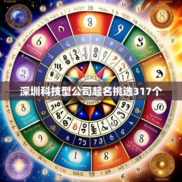 深圳科技型公司起名挑选317个