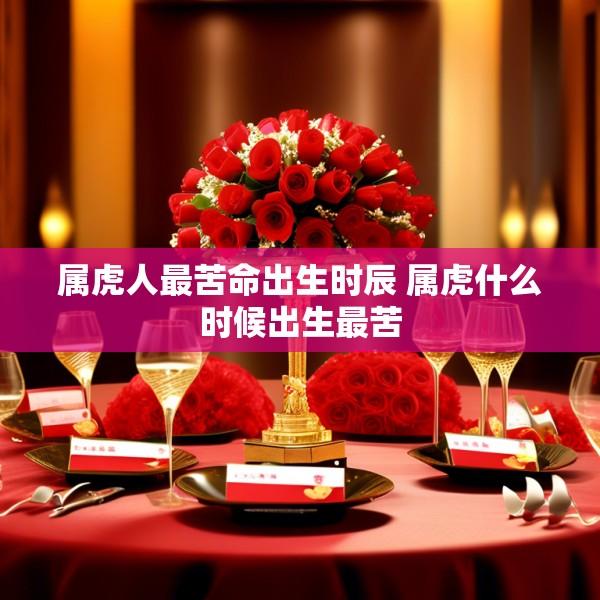属虎人最苦命出生时辰 属虎什么时候出生最苦
