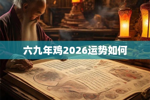 六九年鸡2026运势如何