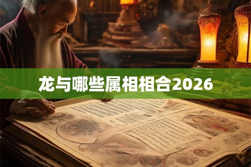 龙与哪些属相相合2026