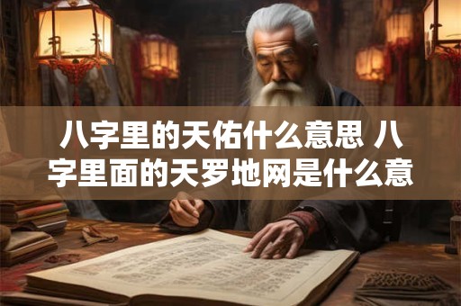八字里的天佑什么意思 八字里面的天罗地网是什么意思