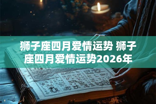 狮子座四月爱情运势 狮子座四月爱情运势2026年