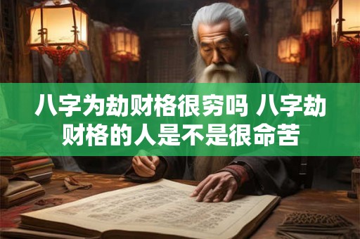 八字为劫财格很穷吗 八字劫财格的人是不是很命苦