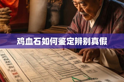 鸡血石如何鉴定辨别真假