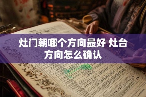 灶门朝哪个方向最好 灶台方向怎么确认