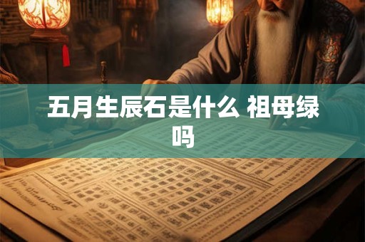 五月生辰石是什么 祖母绿吗