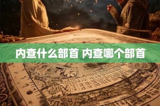 内查什么部首 内查哪个部首