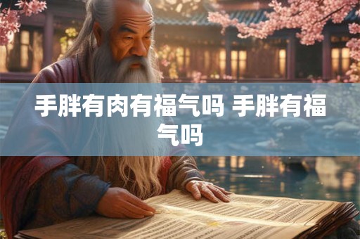 手胖有肉有福气吗 手胖有福气吗