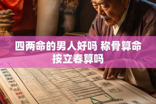 四两命的男人好吗 称骨算命按立春算吗