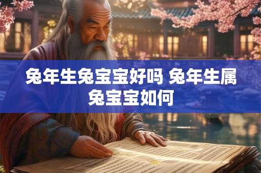 兔年生兔宝宝好吗 兔年生属兔宝宝如何