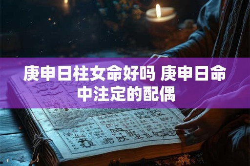 庚申日柱女命好吗 庚申日命中注定的配偶