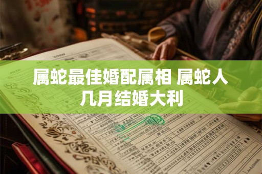属蛇最佳婚配属相 属蛇人几月结婚大利 属蛇最佳婚配属相 属蛇人几月结婚大利