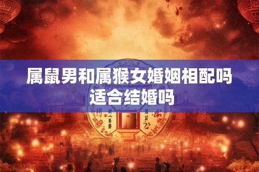 属鼠男和属猴女婚姻相配吗 适合结婚吗 属鼠男和属猴女婚姻相配吗 适合结婚吗