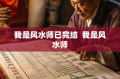 我是风水师已完结  我是风水师
