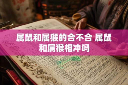 属鼠和属猴的合不合 属鼠和属猴相冲吗