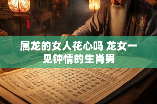 属龙的女人花心吗 龙女一见钟情的生肖男 属龙的女人花心吗 龙女一见钟情的生肖男