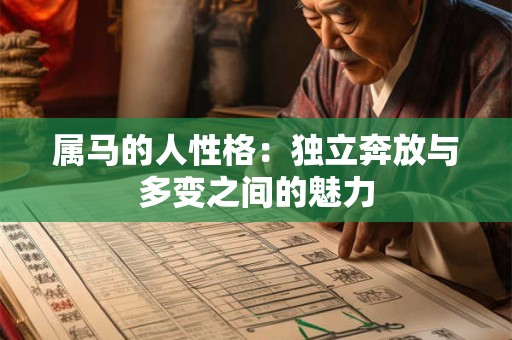 属马的人性格：独立奔放与多变之间的魅力