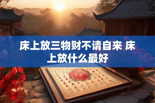床上放三物财不请自来 床上放什么最好