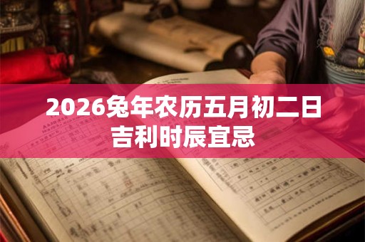 2026兔年农历五月初二日吉利时辰宜忌