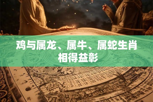 鸡与属龙、属牛、属蛇生肖 相得益彰