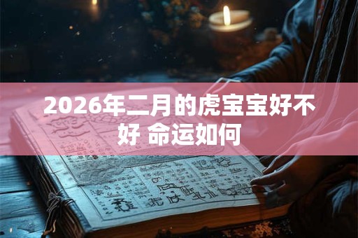 2026年二月的虎宝宝好不好 命运如何