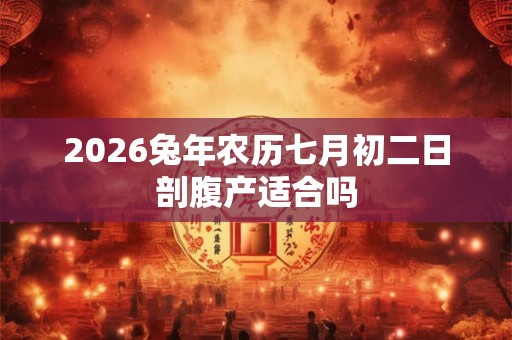 2026兔年农历七月初二日剖腹产适合吗 2026兔年农历七月初二日剖腹产适合吗