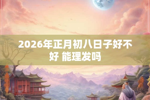 2026年正月初八日子好不好 能理发吗