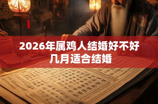2026年属鸡人结婚好不好 几月适合结婚 2026年属鸡人结婚好不好 几月适合结婚