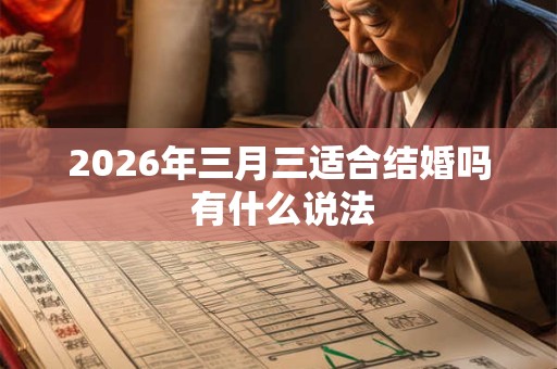 2026年三月三适合结婚吗 有什么说法 2026年三月三适合结婚吗 有什么说法