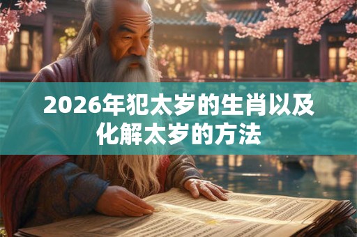 2026年犯太岁的生肖以及化解太岁的方法 2026年犯太岁的生肖以及化解太岁的方法