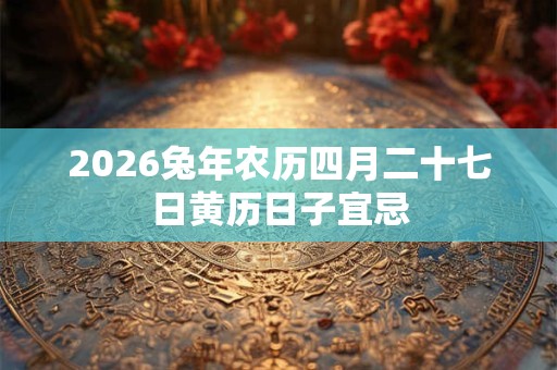 2026兔年农历四月二十七日黄历日子宜忌 2026兔年农历四月二十七日黄历日子宜忌