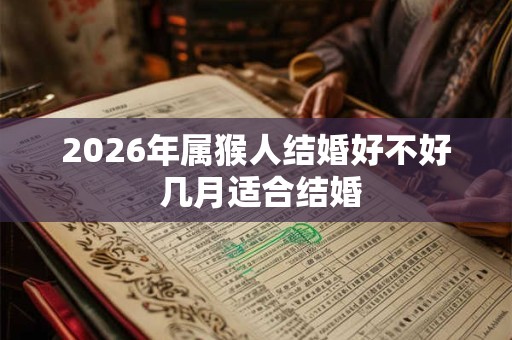2026年属猴人结婚好不好 几月适合结婚 2026年属猴人结婚好不好 几月适合结婚