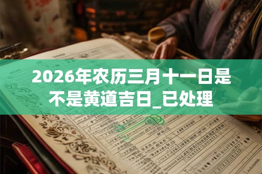 2026年农历三月十一日是不是黄道吉日_已处理 2026年农历三月十一日是不是黄道吉日_已处理