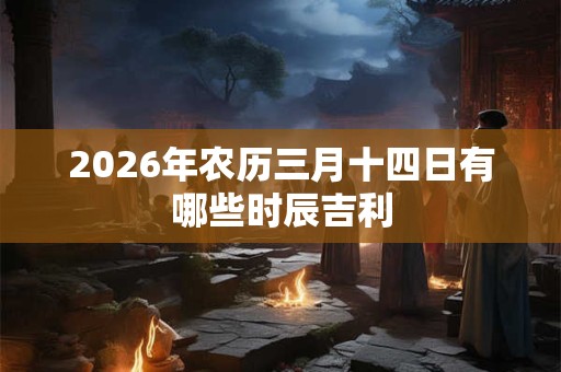 2026年农历三月十四日有哪些时辰吉利 2026年农历三月十四日有哪些时辰吉利