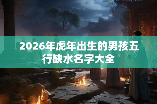 2026年虎年出生的男孩五行缺水名字大全 2026年虎年出生的男孩五行缺水名字大全