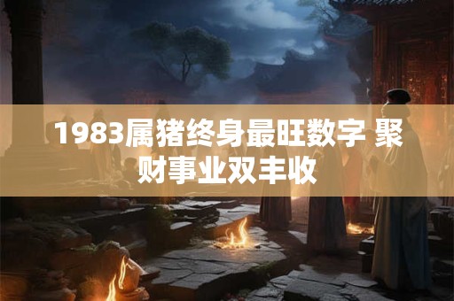 1983属猪终身最旺数字 聚财事业双丰收