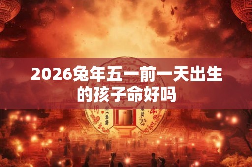 2026兔年五一前一天出生的孩子命好吗 2026兔年五一前一天出生的孩子命好吗