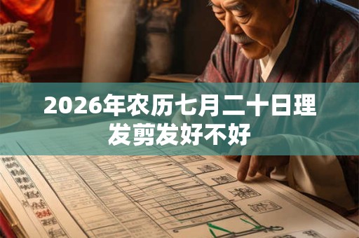 2026年农历七月二十日理发剪发好不好 2026年农历七月二十日理发剪发好不好